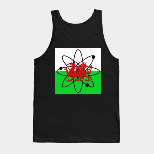 Welsh Flag Atomic Dragon Tank Top